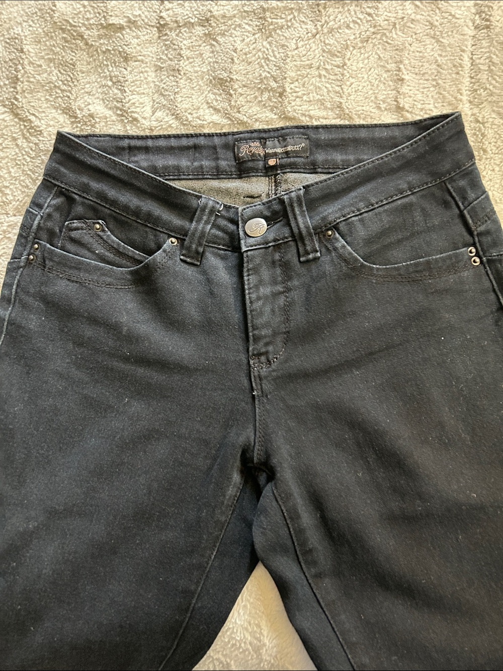 Royalty Mid-Rise Jet Black Women's Jeans